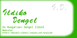 ildiko dengel business card
